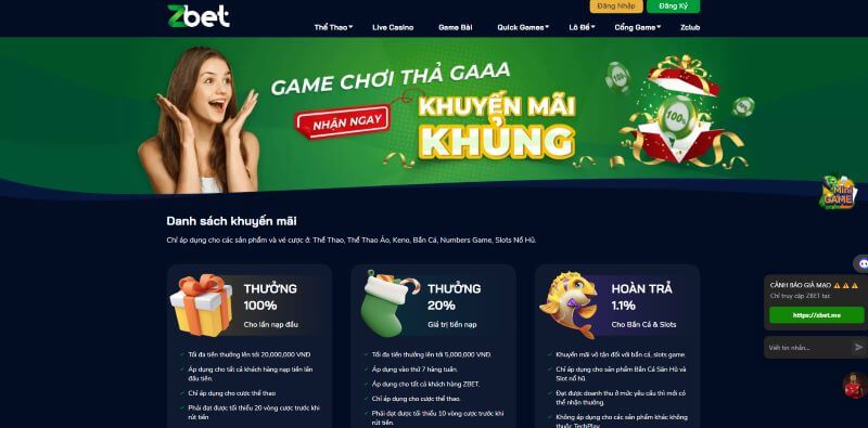 ZBET - Triển ngay tài khoản cá cược tại ZBET để nhận ngay ưu đãi hấp dẫn - Update 12/2023 4 Các khuyến mãi hot của nhà cái ZBET
