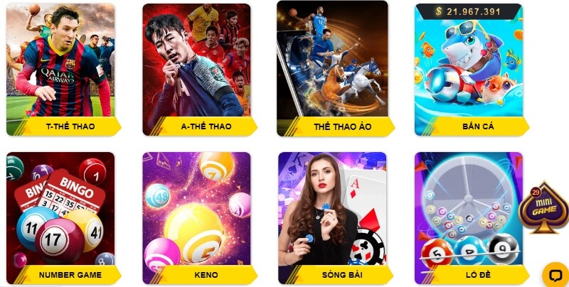 Five88 - Top 1 nhà cái cá cược uy tín tại thị trường Châu Á 8 Các sản phẩm được cung cấp tại nhà cái Five88