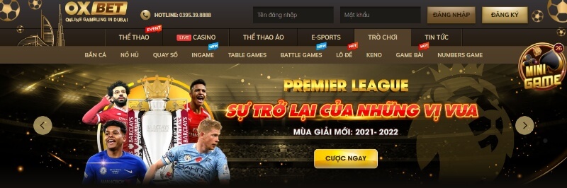 OXBET - Nhà cái cá cược đẳng cấp châu lục - Update 3/2023 2 OXBET là một cái tên có uy tín lâu năm được xây dựng trong ngành giải trí trực tuyến