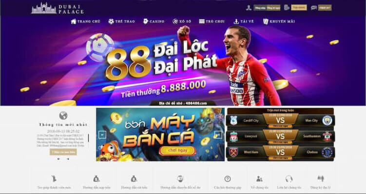 DUBAI PALACE – Nhà cái mang đẳng cấp quốc tế