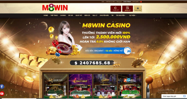 Khám phá sân chơi cá cược trực tuyến đỉnh cao tại M8Win