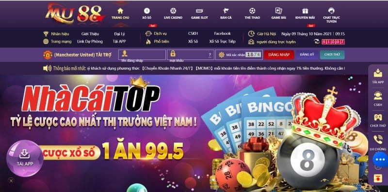 MU88- Nhà cái tài trợ uy tín của Manchester United